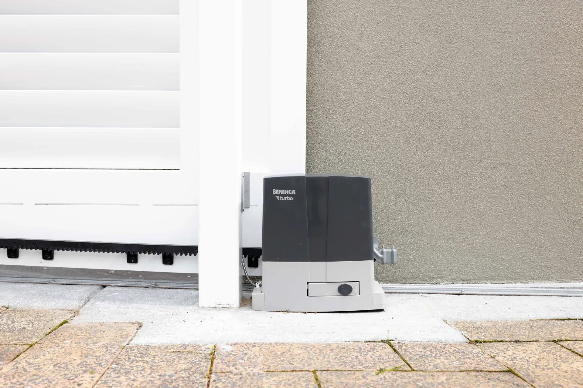 Automatic gate installation